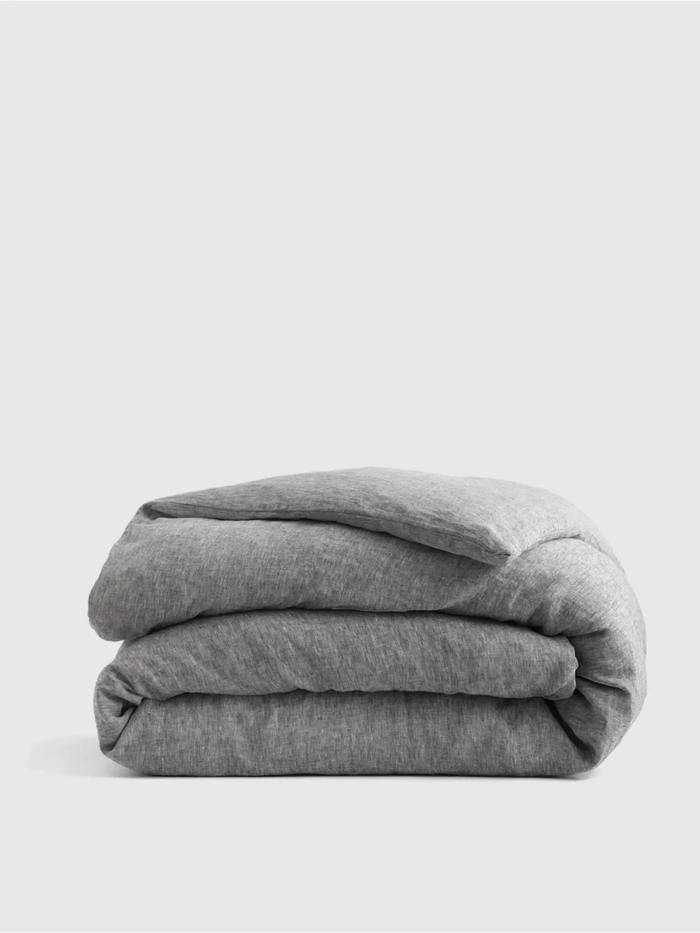 Quince NWOT European Linen Duvet Cover In Charcoal Chambray Full/Queen 1187